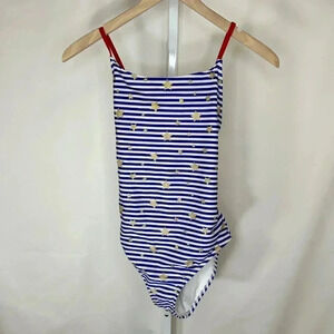 2/$30 Cat & Jack Stars and Stripes XL 14-16 Striped One Piece Swimsuit Stars